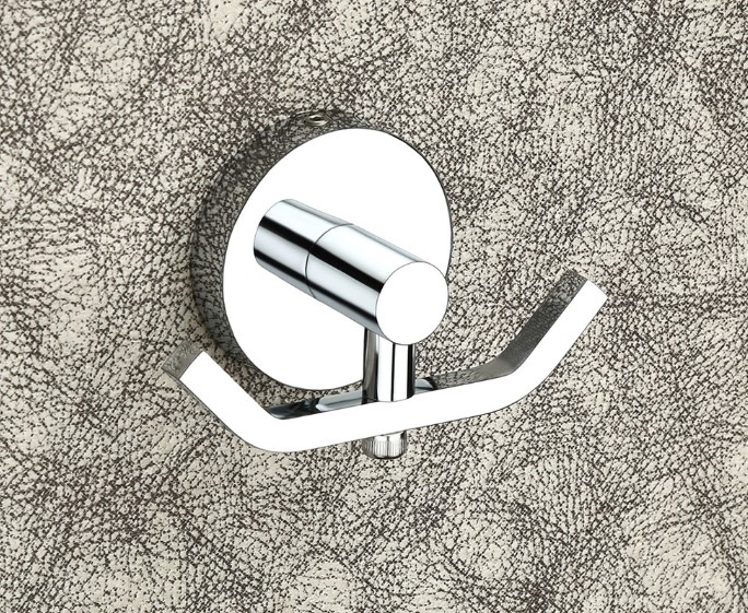 Liva Robe Hook Stainless Steel Bathroom Commercial Hotel Spa Wall Mount Heavy-Duty Anti-Rust Waterproof Easy Install Professional Grade Durable Multi-Prong Robe Towel Holder Rustproof Load Bearing Space Saving Contemporary Design Secure Mounting Stable